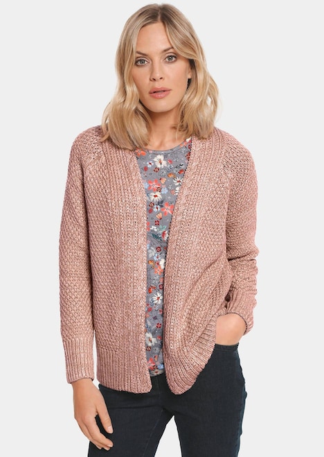 Zeitlose Strickjacke in Grobstrick