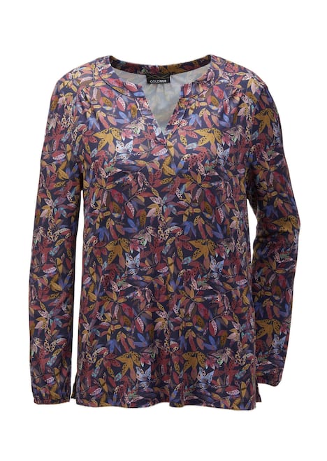 GOLDNER Jersey blouse Blouseshirt in vrouwelijk model