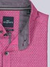 Herren Hemd uni , Feuerrot