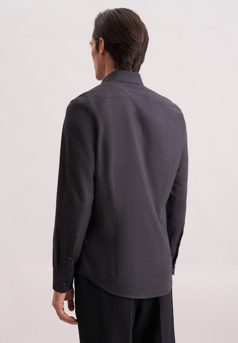 Herren Flanellhemd - Uni