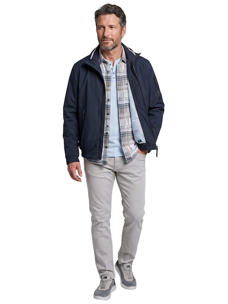 Herren Leichte Funktionsjacke , Saphirblau