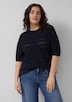 Ajour-Pullover mit Halbarm