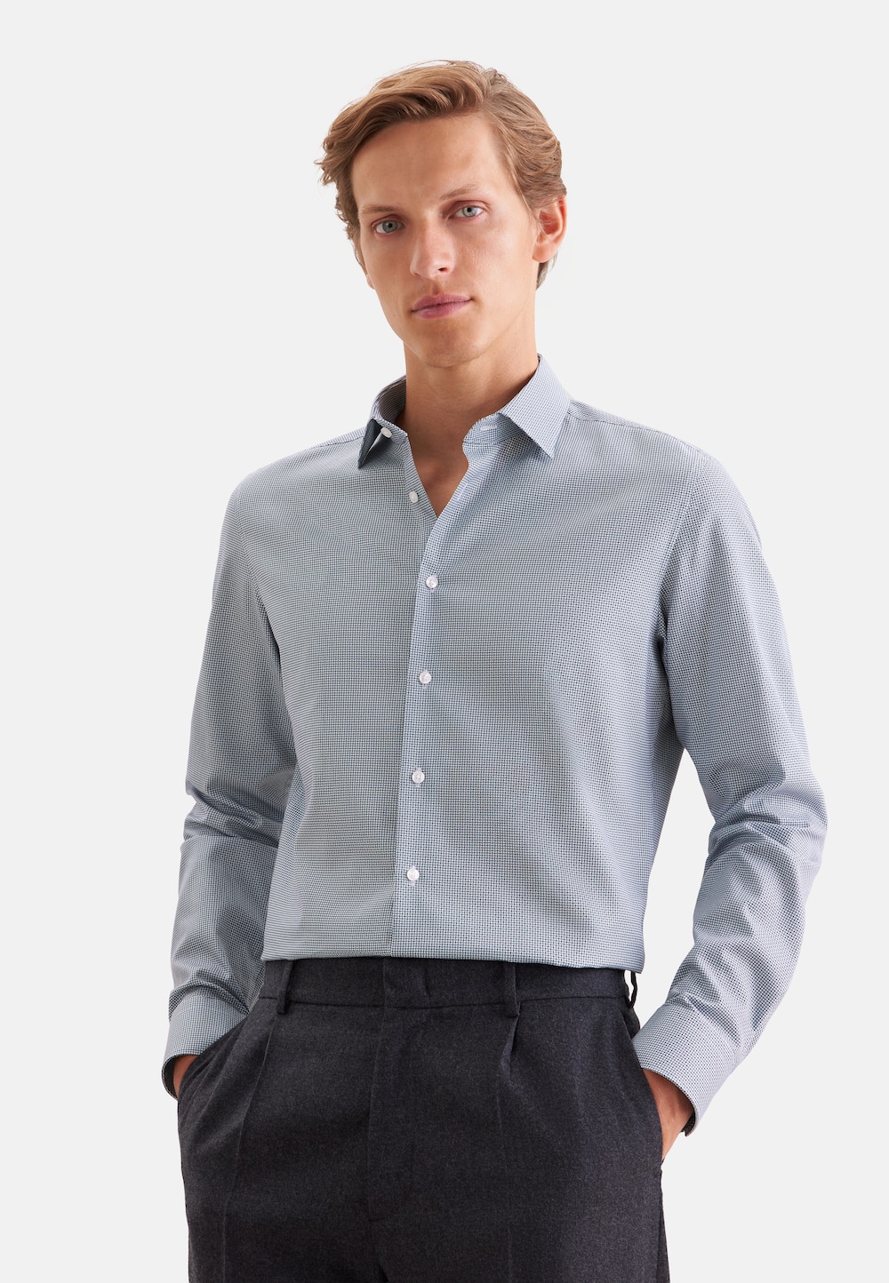 Herren Business Hemd - Druck