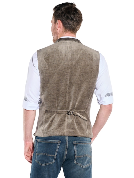 Herren Sakkoweste , Khaki