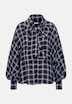 Damen Ausgestellte Bluse - Karo