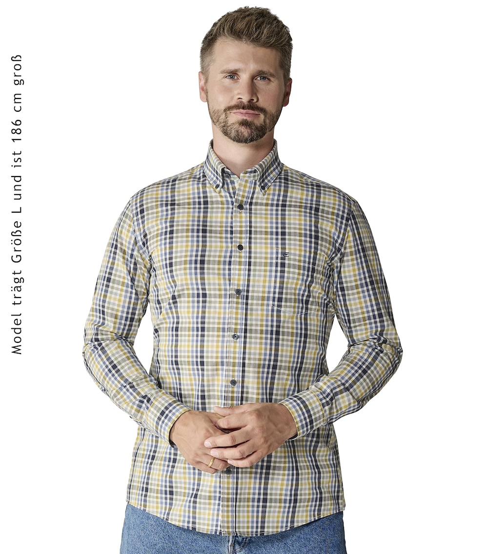 Freizeithemd kariert Casual Fit