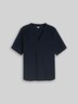 Crinkle Bluse mit V-Ausschnitt