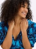 Jersey-Kleid Jerseykleid mit Schmetterlingsprint Kurzarm Ohne Kragen