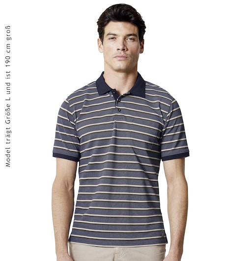 Polo-Shirt gestreift
