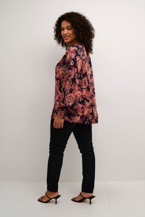 Langarm-Bluse Regular fit