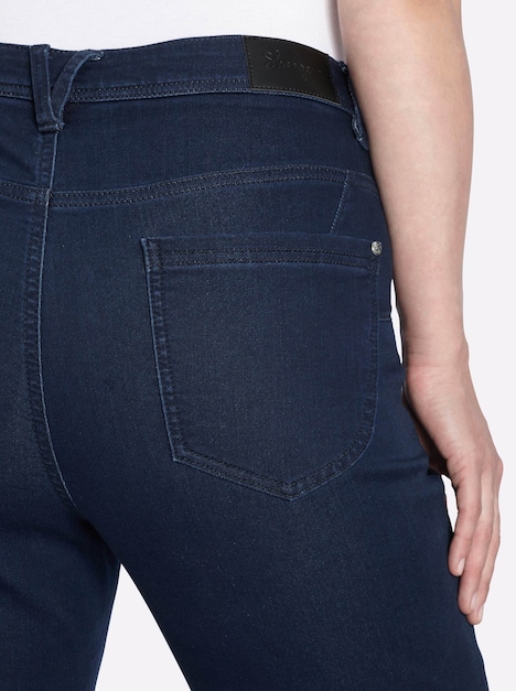 Skinny Jeans Skinny Jeans mit Stretch-Bund innen normal Formbund