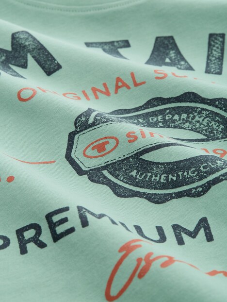 T-Shirt mit Logo Print