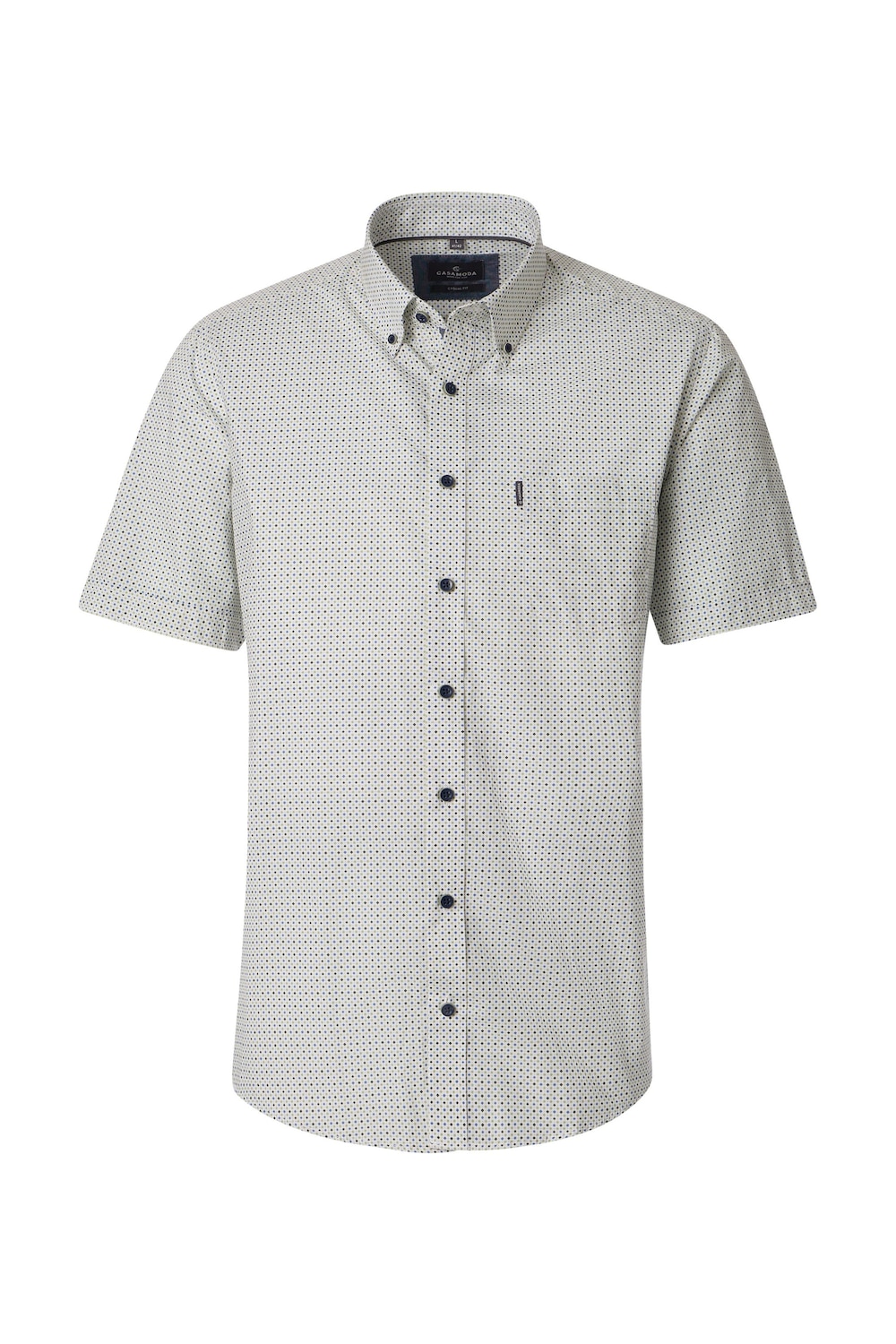 Freizeithemd Kurzarm Print Casual Fit
