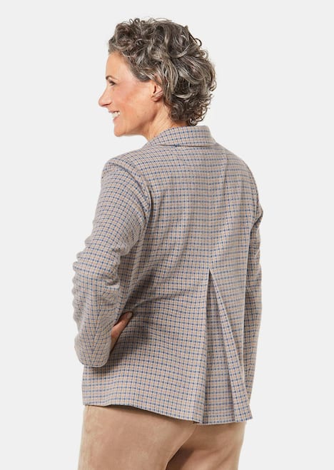 Indoorjacke aus strukturiertem Jersey