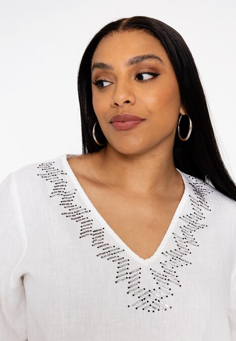 Tunika mit V-Ausschnitt