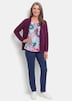 Feinstrickjacke mit Schurwolle