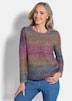 GOLDNER Trui Pullover in meerkleurige look