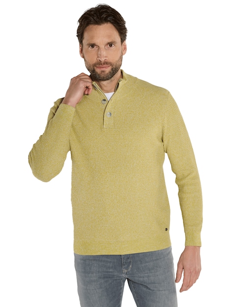 Pullover mit Polo-Kragen