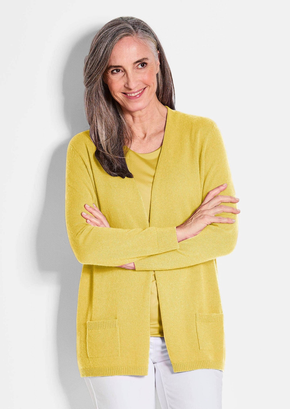 Kuschelweiche Kaschmir-Strickjacke
