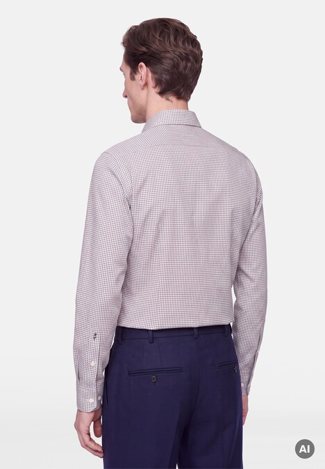 Herren Business Hemd - Karo