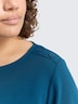 Langarmshirt mit Knopf-Details