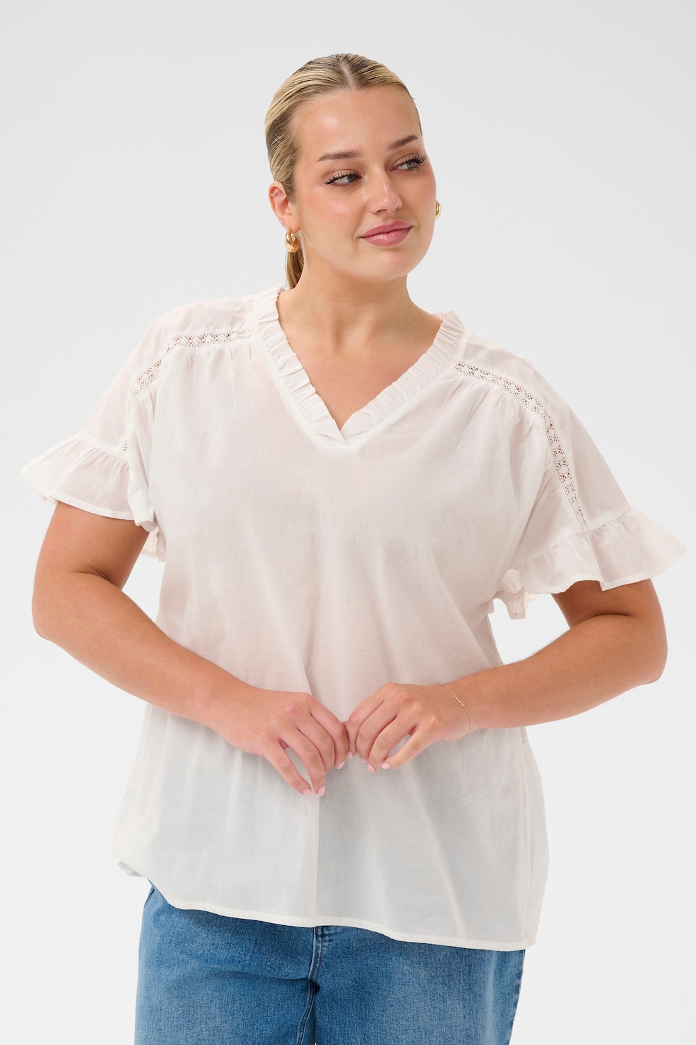 Ärmellose Bluse Regular fit