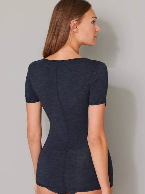 Schiesser Damen Tanktop Personal Fit - Personal Fit nachtblau