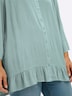 Bluse 3/4-Arm Ohne Kragen