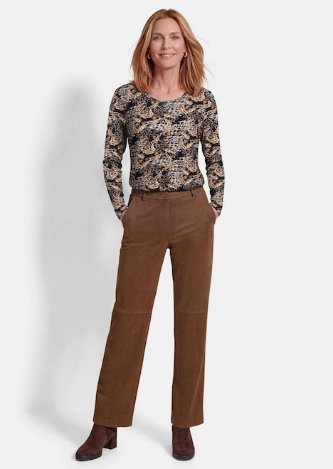 Broek VERA in suède-look