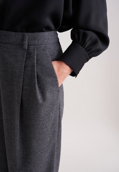 Damen Stoffhose - Flanell