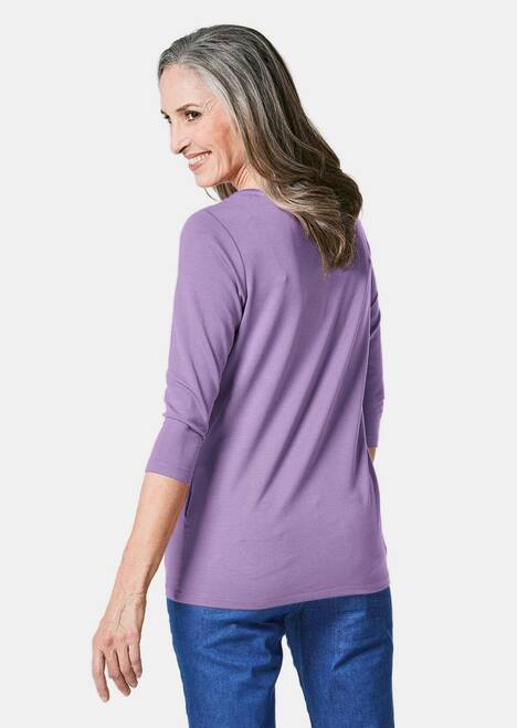 GOLDNER Shirt Veelzijdig te combineren shirt met 3/4-mouwen