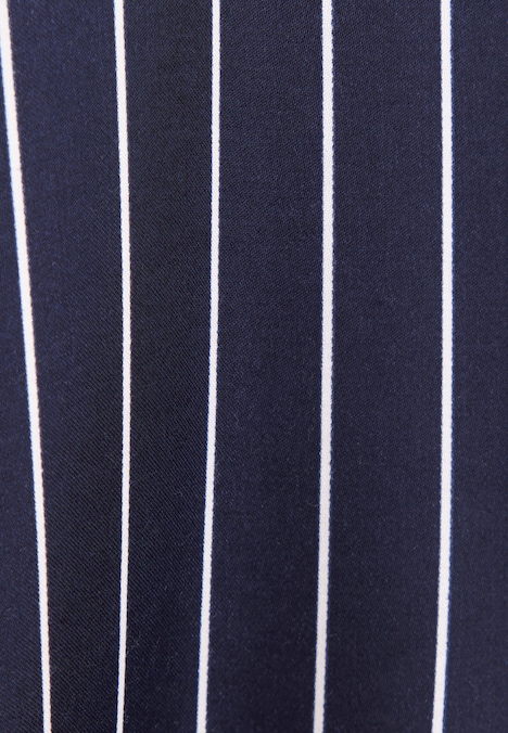 Damen Ausgestellte Bluse - Gestreift