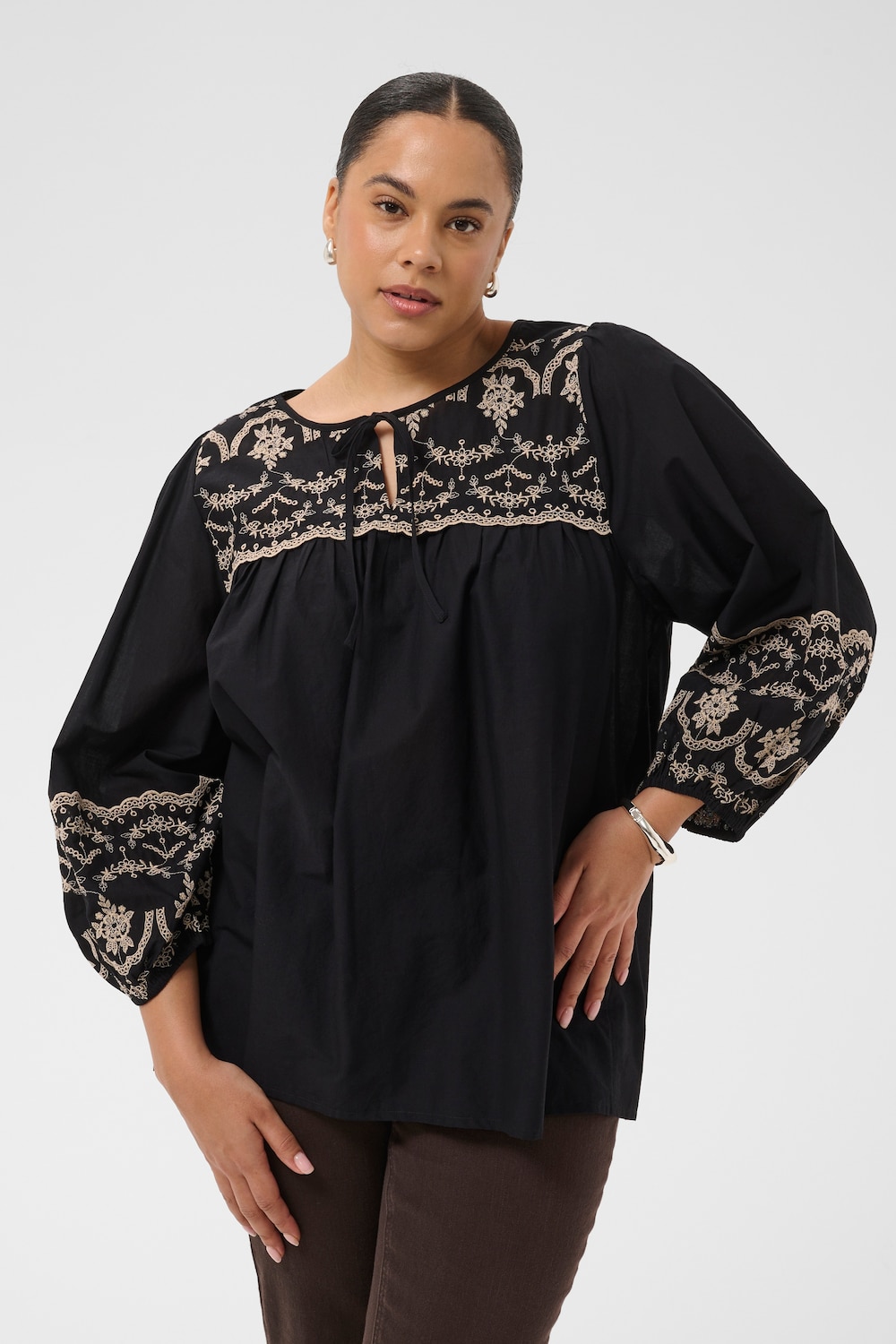 Langarm-Bluse Loose fit