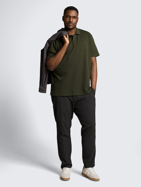 Piqué Poloshirt mit Logo-Stickerei