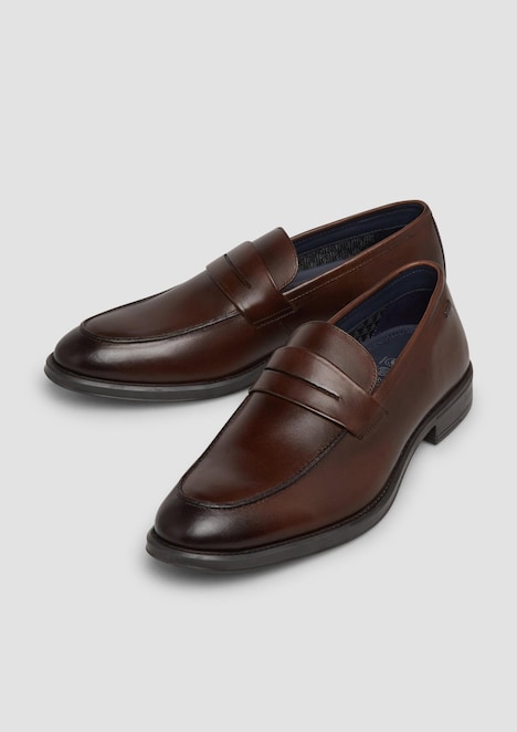 Loafer aus Leder