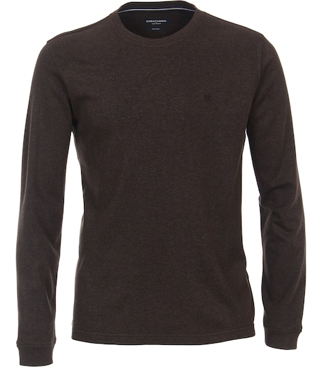 T-Shirt Langarm uni