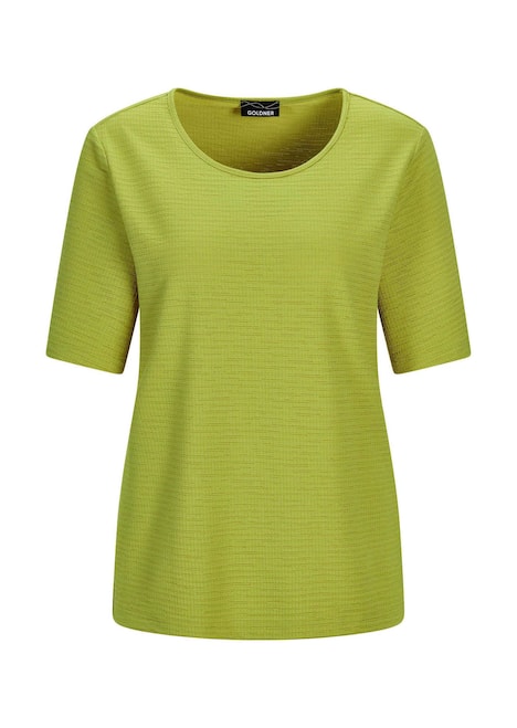 GOLDNER Shirt Jersey shirt met boothals