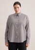 Damen Ausgestellte Bluse - Gestreift