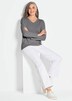 Basicpullover mit V-Ausschnitt