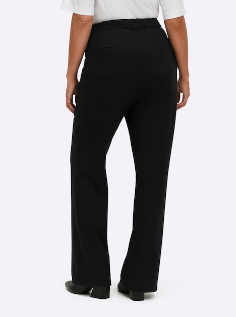 Hose Schlupfhose in Bootcut-Form Rundumdehnbund