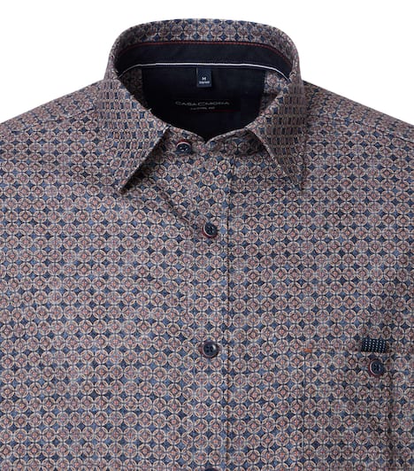 Flanellhemd Print Casual Fit