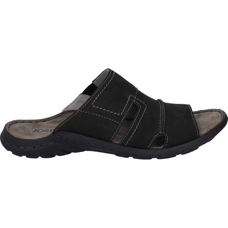 Herren Sandale Logan 38, schwarz