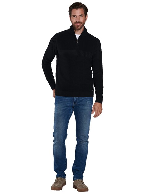 Pullover mit Stehkragen