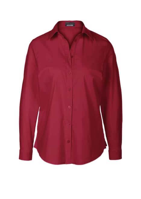 Langarmbluse mit Elasthananteil