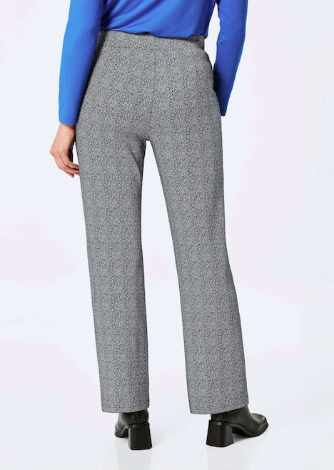 GOLDNER Jersey broek Broek met elastische band en biesjes