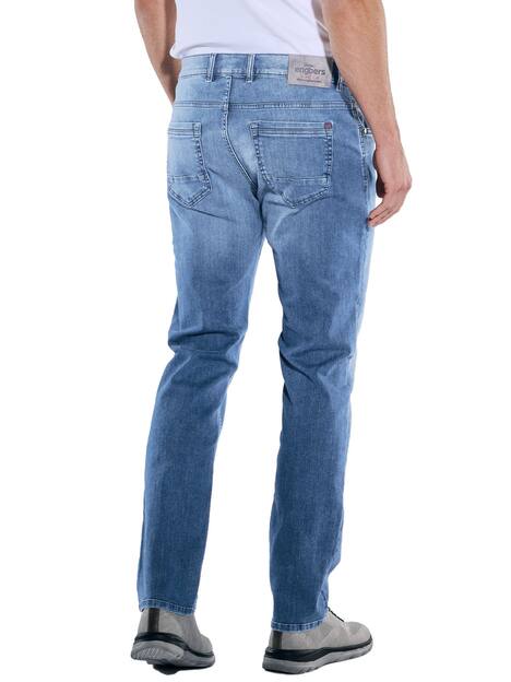 engbers Herren Jeans regular , Hellblau
