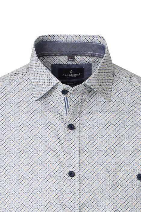 Freizeithemd Kurzarm Print Casual Fit
