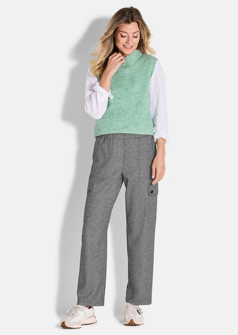 Modische Stretchhose mit Taschen