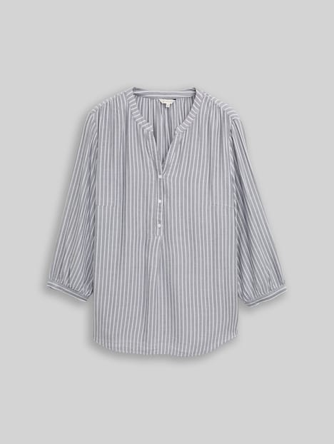 Bluse mit Streifenmuster
