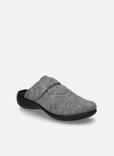 Damen Hausschuh Korsika 308, hellgrau